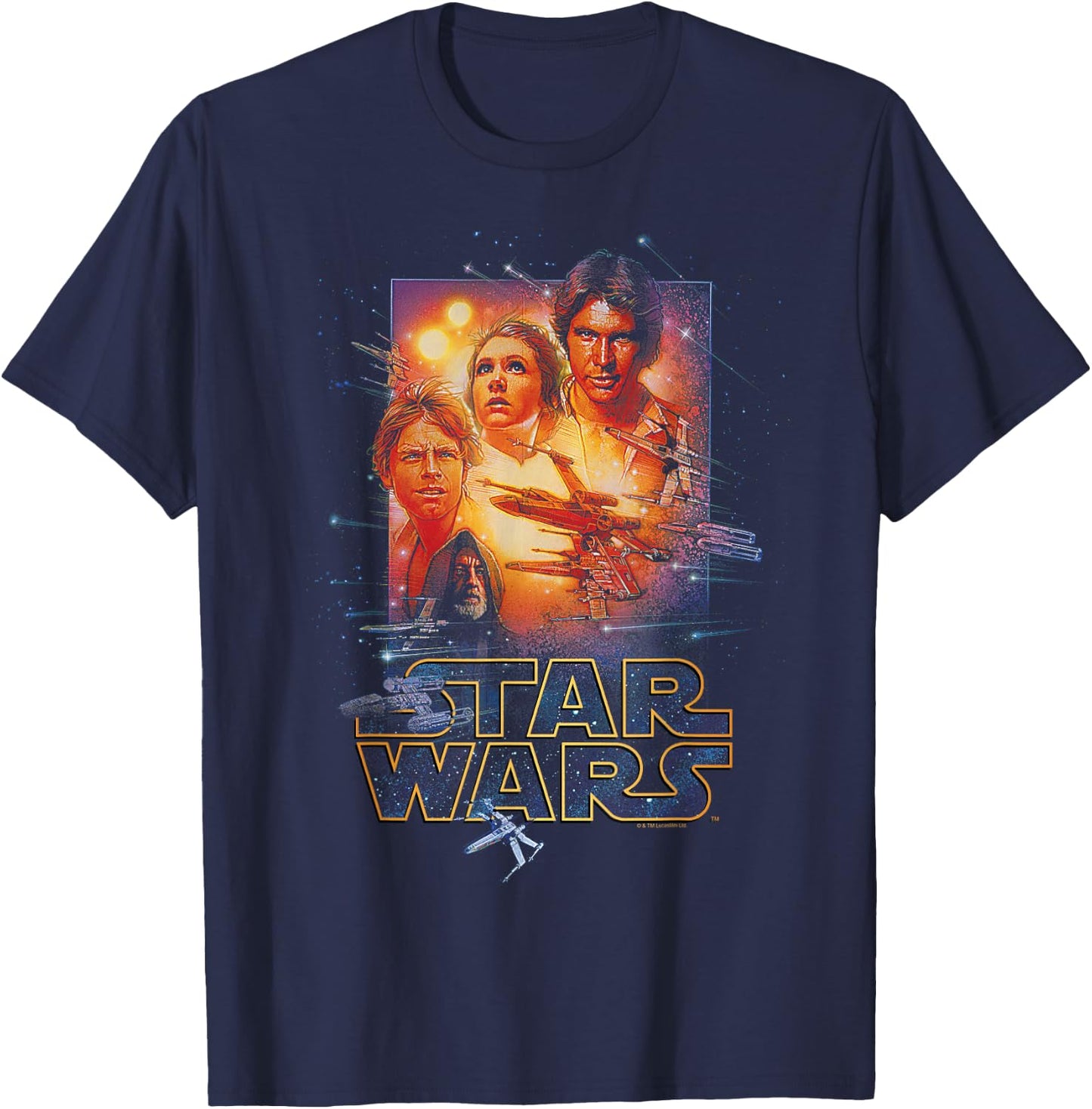 Star Wars - Rebels Poster T-Shirt - T-Shirt | Navy