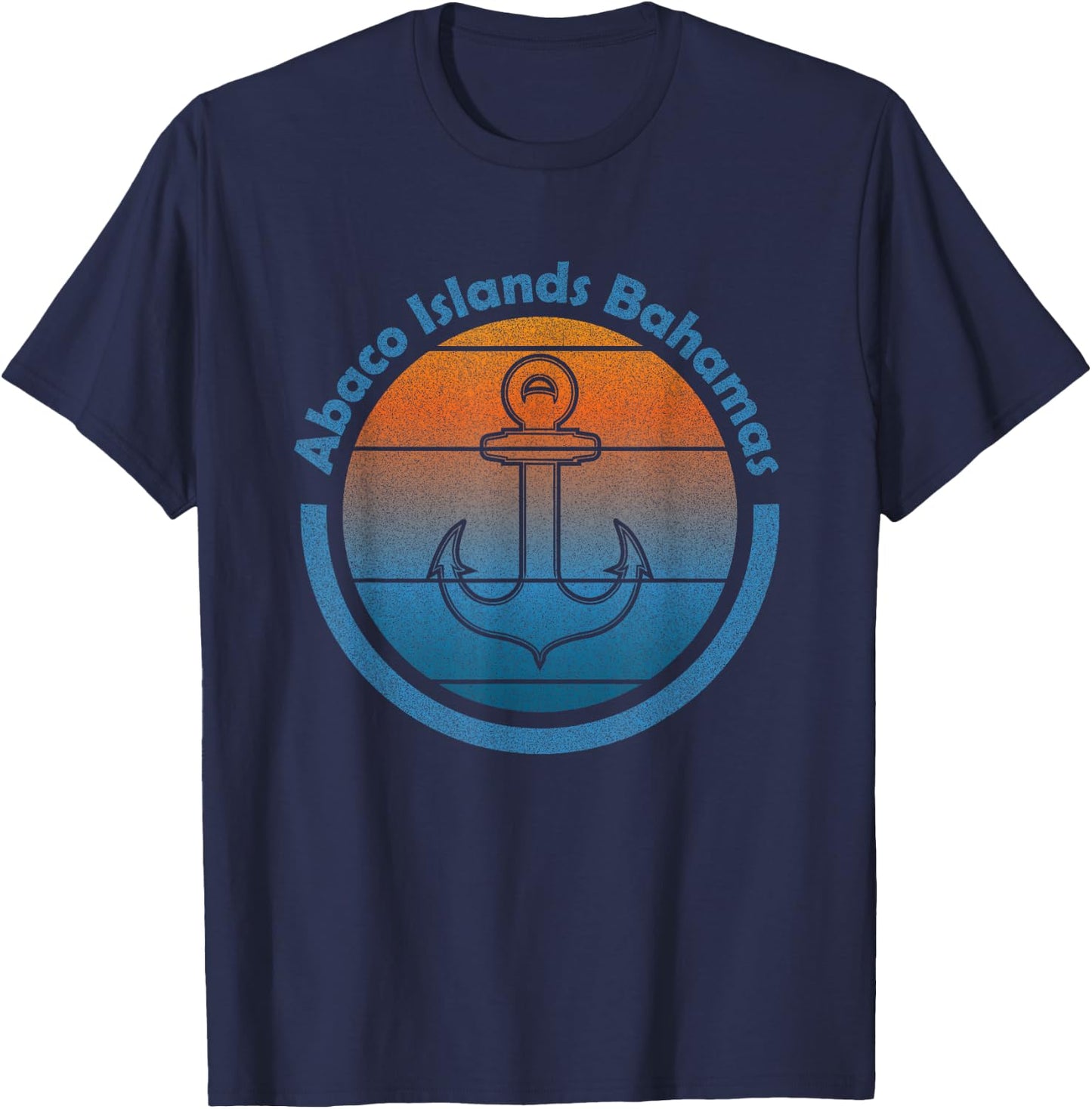 Bahama Vibes - Bahamian Sailing Anchor Abaco Islands Bahamas T-Shirt - T-Shirt | Navy
