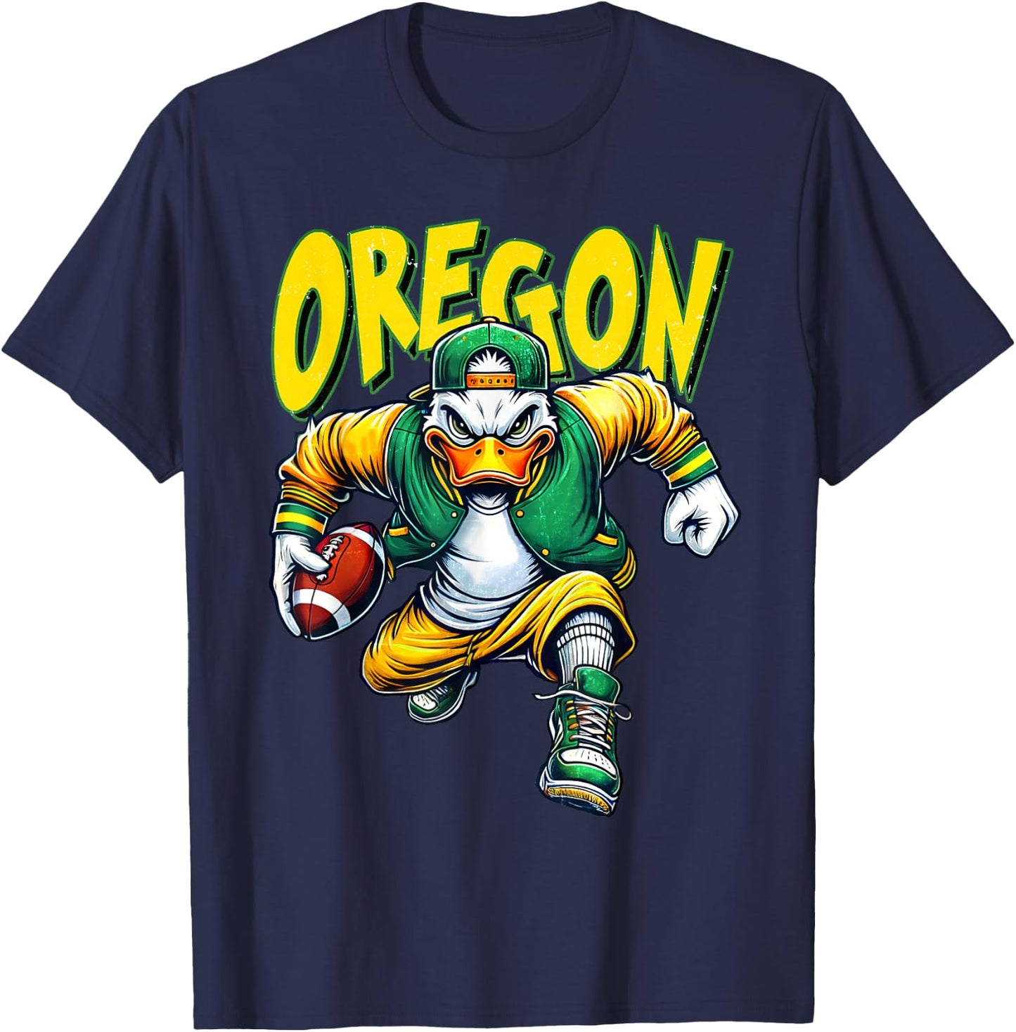 Classic Art Oregons Proud Name Personalized Apparel Sports T-Shirt - T-Shirt | Navy