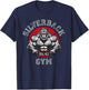 96.4% Silverback Gorilla, Gym Wear, Bodybuilding, Strong , Black, S T-Shirt - T-Shirt | Navy