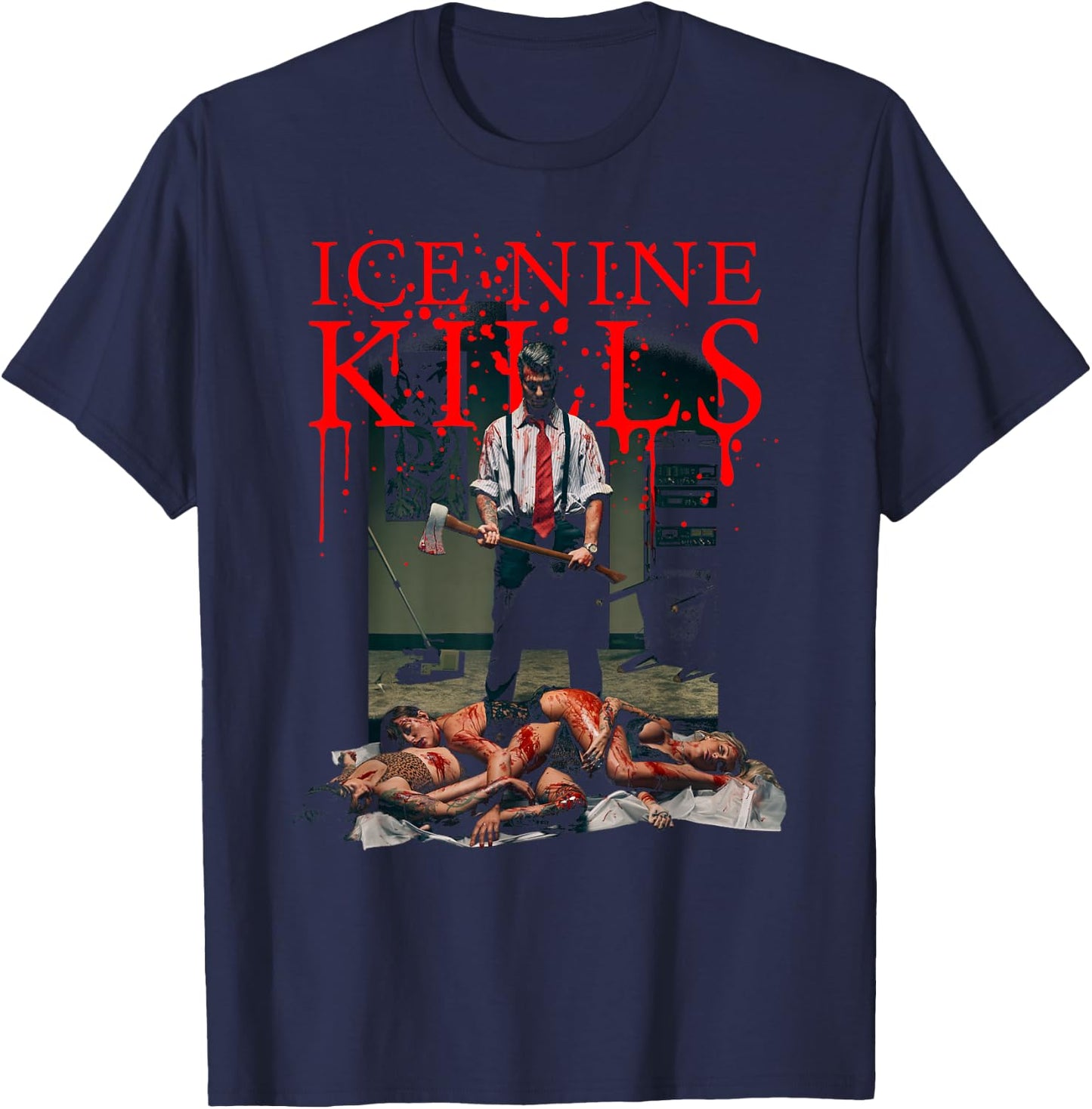Ice Nine Kills - Bloody , black T-Shirt - T-Shirt | Navy