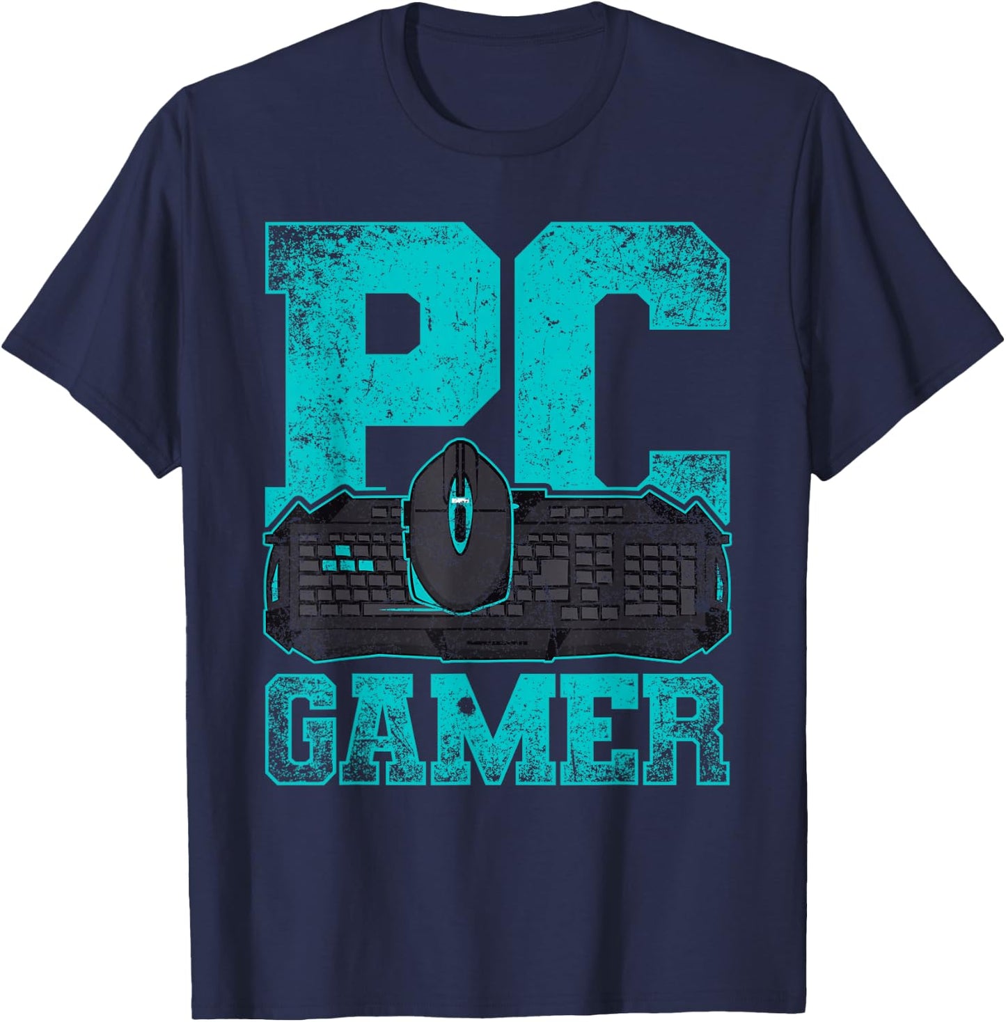 Gamer Sport Computer Games Player Gift PC Gaming T-Shirt - T-Shirt | Navy