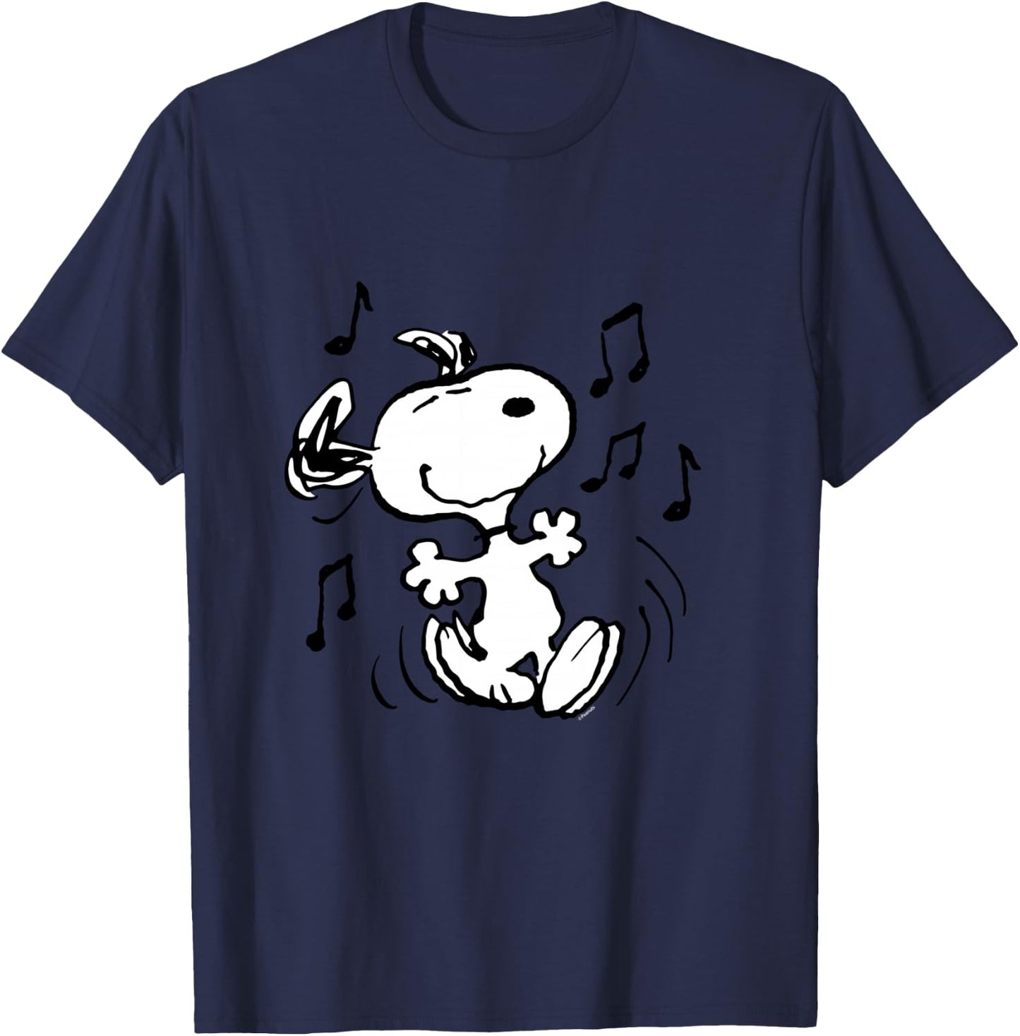 Peanuts Snoopy Dancing Shirt, blue T-Shirt - T-Shirt | Navy
