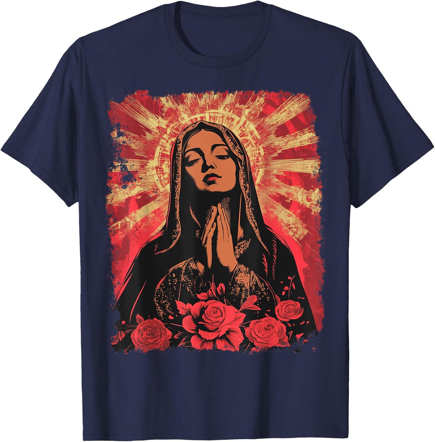 The Virgin Mary T-Shirt - T-Shirt | Navy
