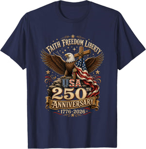 USA 250th Anniversary T-Shirt - T-Shirt | Navy