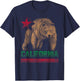 California Bear Republic Vintage Shirt - Cali T-Shirt - T-Shirt | Navy