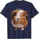 Guinea Pig With Big Headphone - Animal Rodent Lover T-Shirt - T-Shirt | Navy
