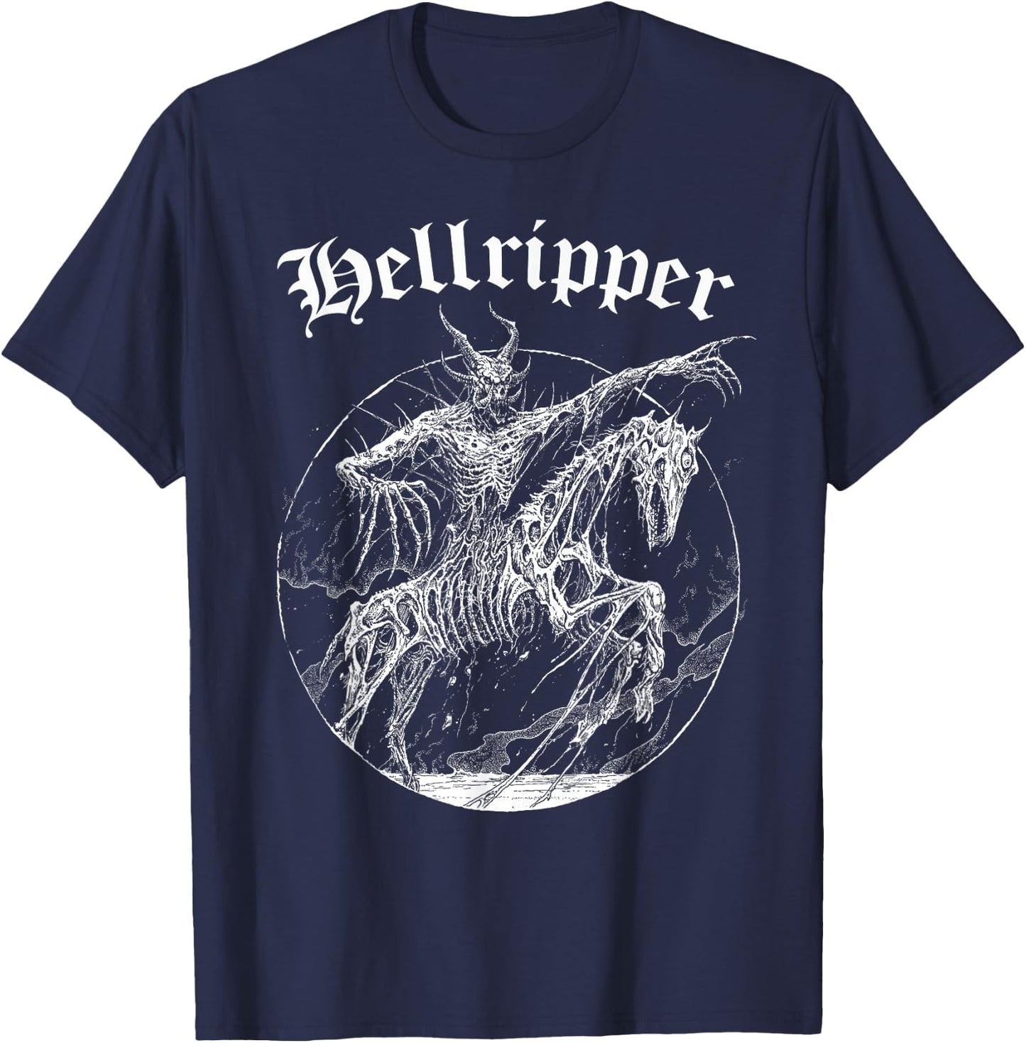 'Hellripper - Der Nuckelavee' T-Shirt - T-Shirt | Navy