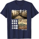 Japanese Streetwear Retro Aesthetic Graphic Fashion T-Shirt - T-Shirt | Navy