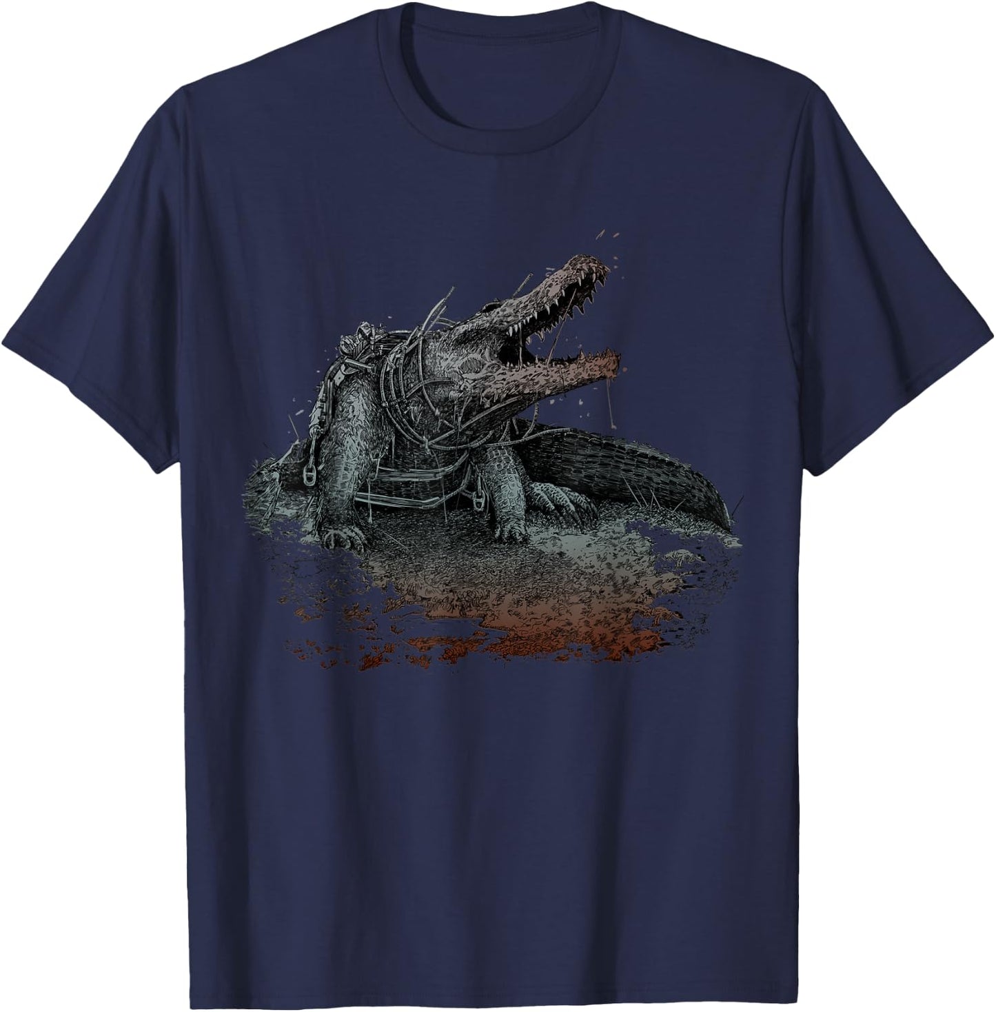 Hunt: Showdown Rotjaw T-Shirt - T-Shirt | Navy