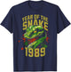 Born in 1989 Year of the Snake Chinese Zodiac Sign T-Shirt - T-Shirt | Navy
