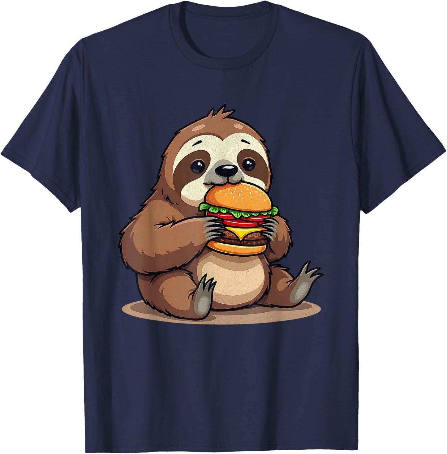 Lazy Fun for Lovers Sloth Kids Boys , Black, S T-Shirt - T-Shirt | Navy