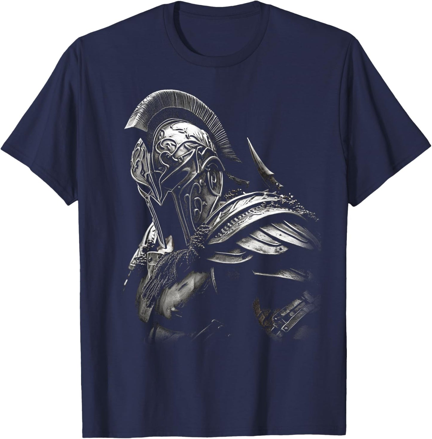 Spartan Patriotic Molon Labe Spartan Greek , Black, S T-Shirt - T-Shirt | Navy