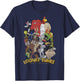 Looney Tunes Character Stack Group Shot T-Shirt - T-Shirt | Navy
