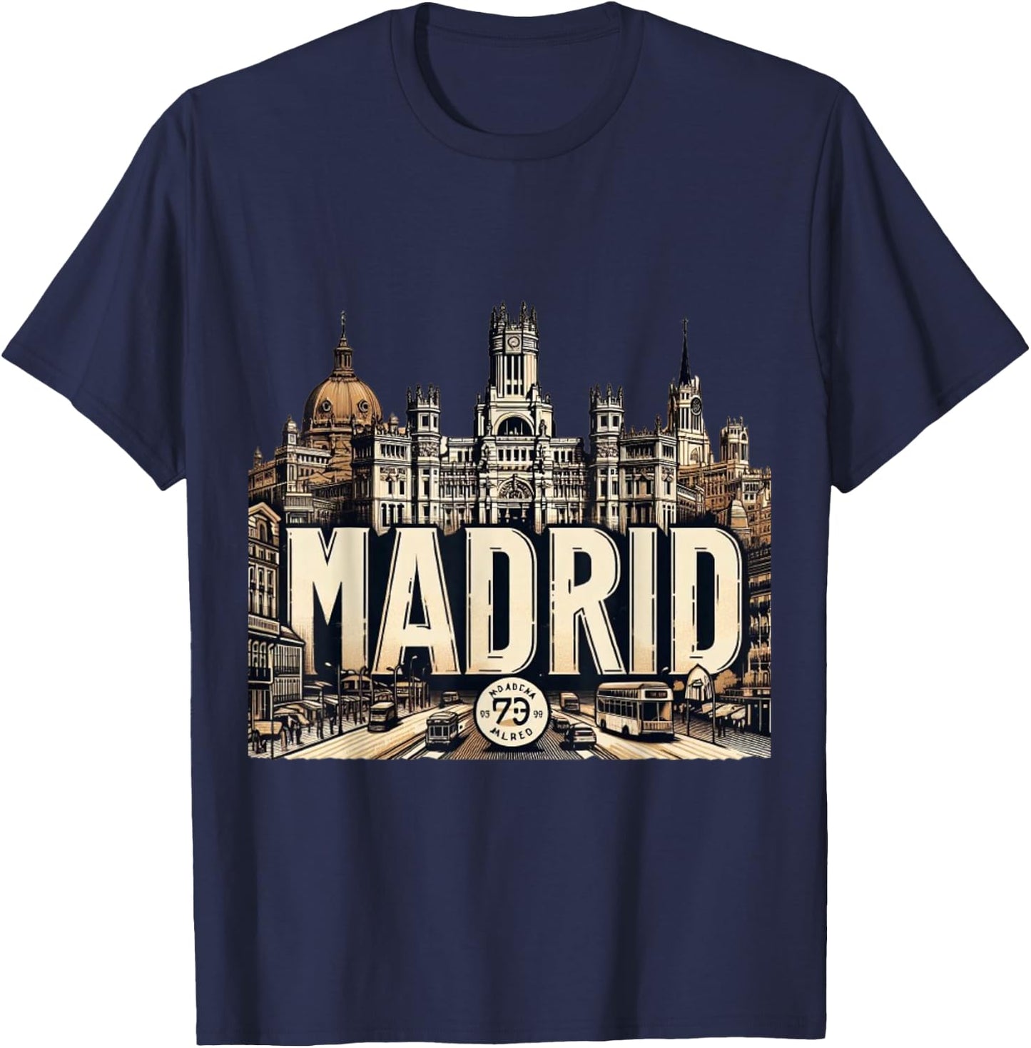 Madrid Espana - Madrid Spain T-Shirt - T-Shirt | Navy