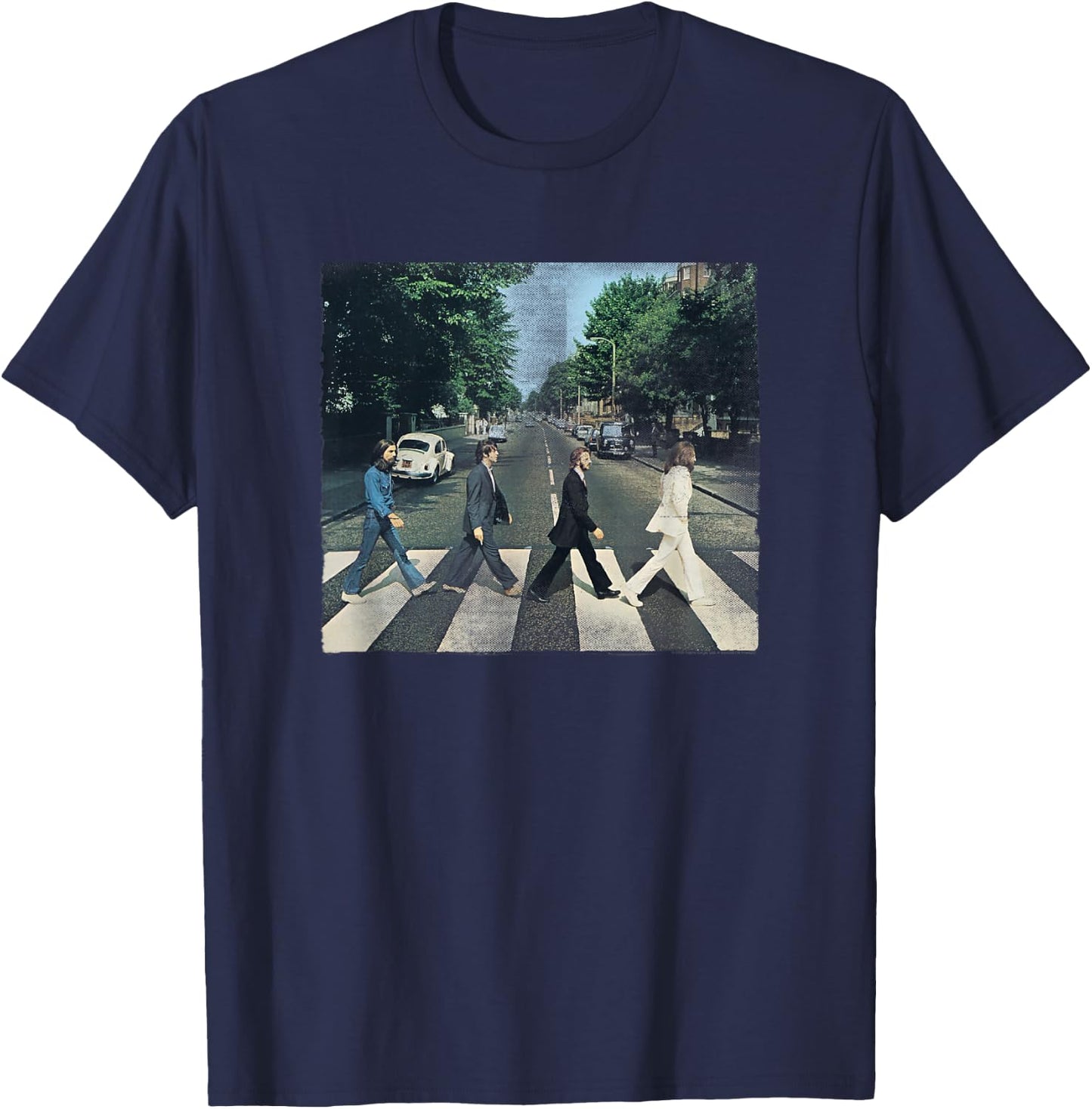 The Beatles Crossing Abbey Road T-Shirt - T-Shirt | Navy