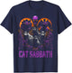 Cat Sabbath Feline Heavy Rock Band Parody Rock Music T-Shirt - T-Shirt | Navy