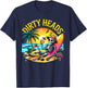 Dirty Heads Skeleton Beach Summer Vacation T-Shirt - T-Shirt | Navy