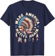Make America Native Again Indigenous Heritage Culture Pride T-Shirt - T-Shirt | Navy