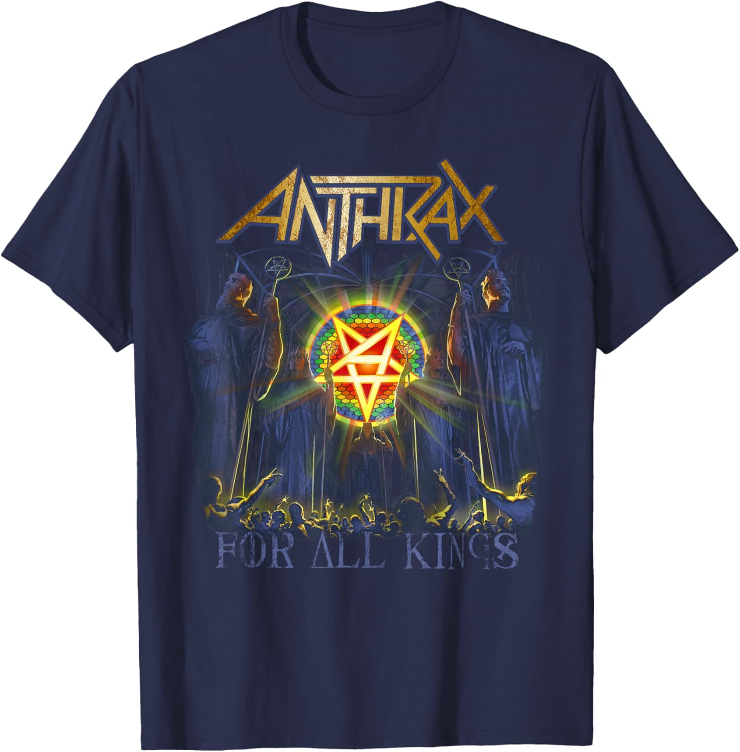 Anthrax For All Kings T-Shirt - T-Shirt | Navy