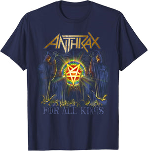Anthrax For All Kings T-Shirt - T-Shirt | Navy