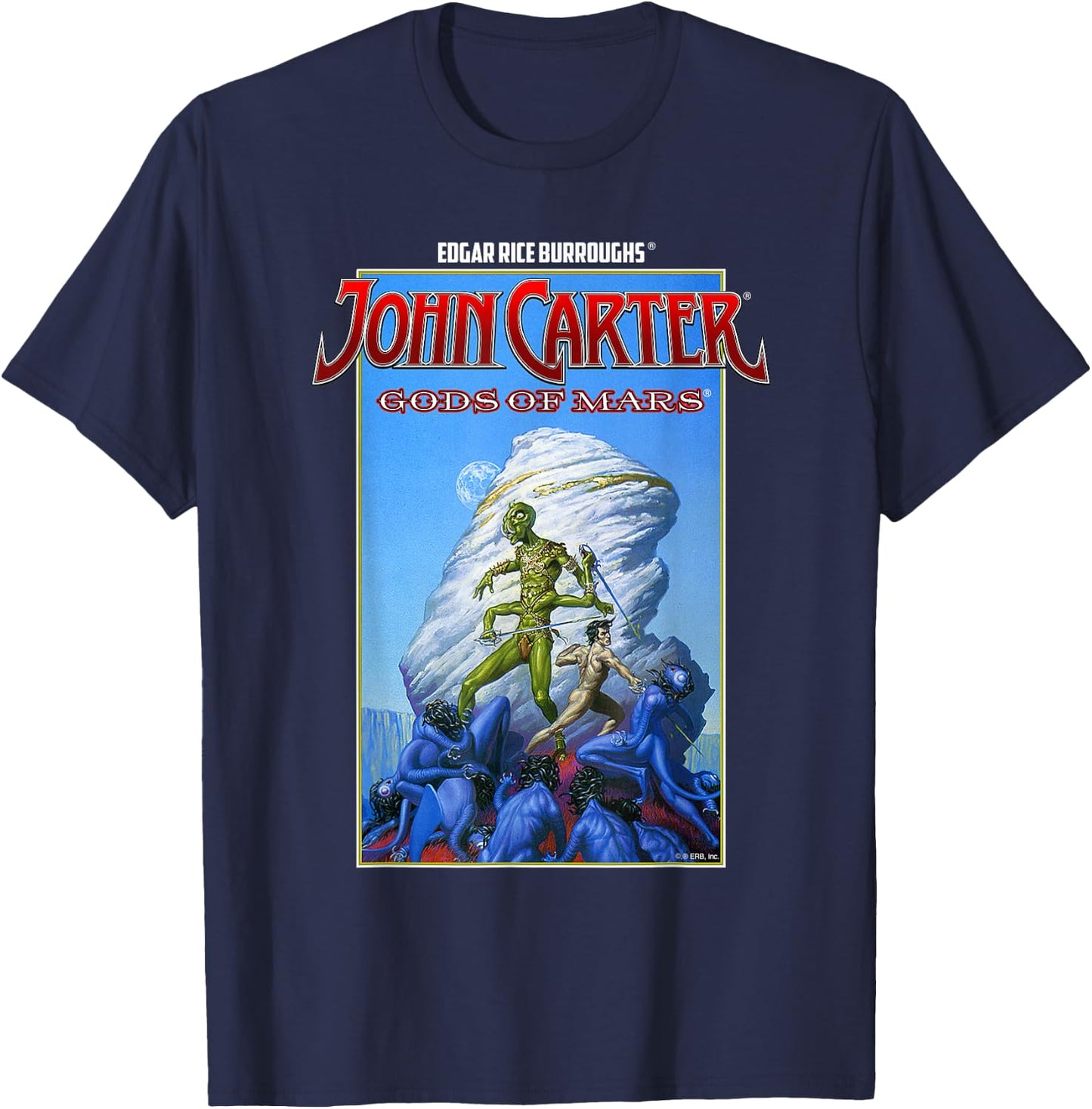 John Carter Gods of Mars T-Shirt - T-Shirt | Navy
