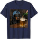Doberman Drinking Beer Funny Doberman Dog Meme T-Shirt - T-Shirt | Navy