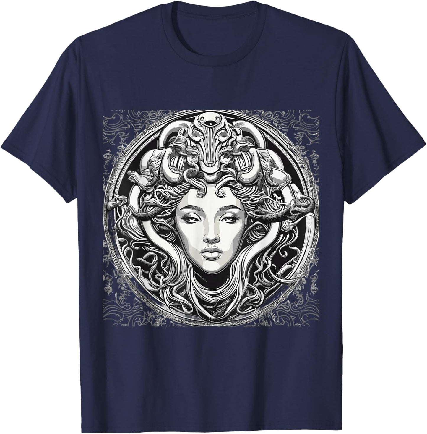 Medusa Art T-Shirt - T-Shirt | Navy