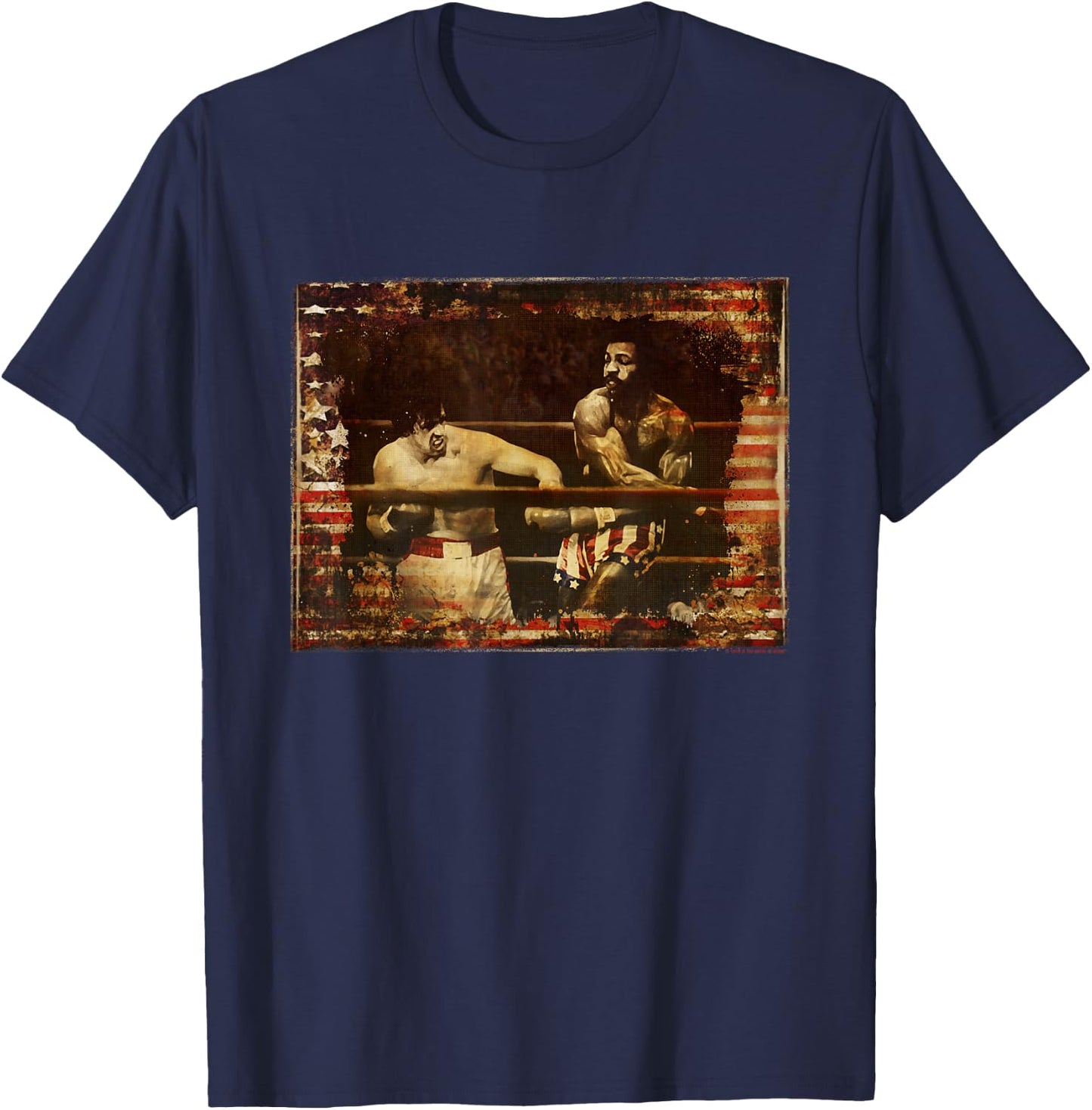 Rocky Apollo Creed Upper Hand T-Shirt - T-Shirt | Navy