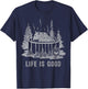 Life Is Good Hot Tub Bear Woods Explore Vintage T-Shirt - T-Shirt | Navy