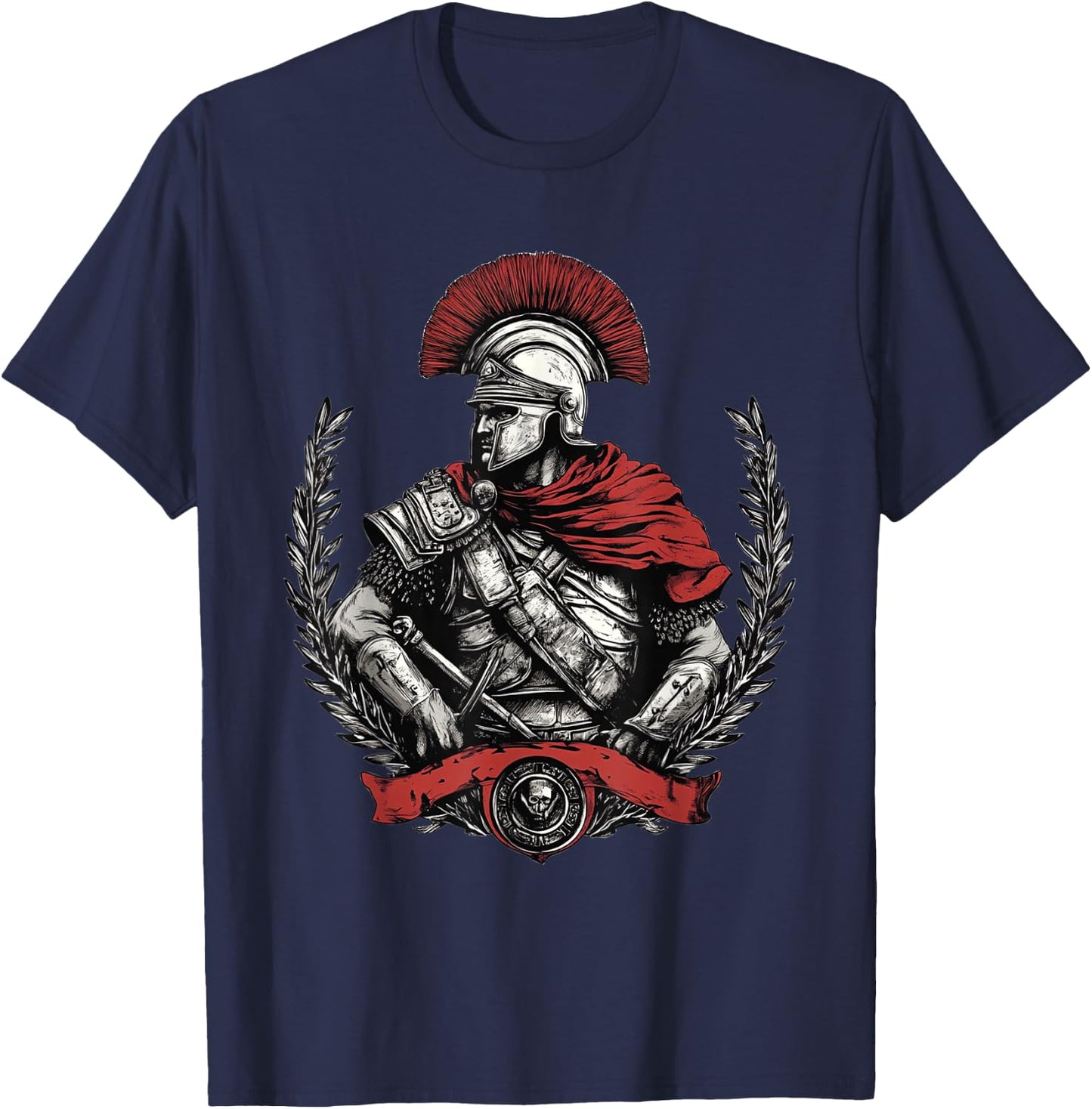 Adults Kids Roman History Military Black Small T-Shirt - T-Shirt | Navy