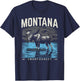 Montana Moose - The Original Swamp Donkey T-Shirt - T-Shirt | Navy