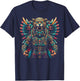 Aztec Jaguar Warrior Aztec Culture Mayan Indigenous T-Shirt - T-Shirt | Navy