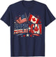 Retro Ameri-Can Canada USA Flag Patriotic Canadian American T-Shirt - T-Shirt | Navy