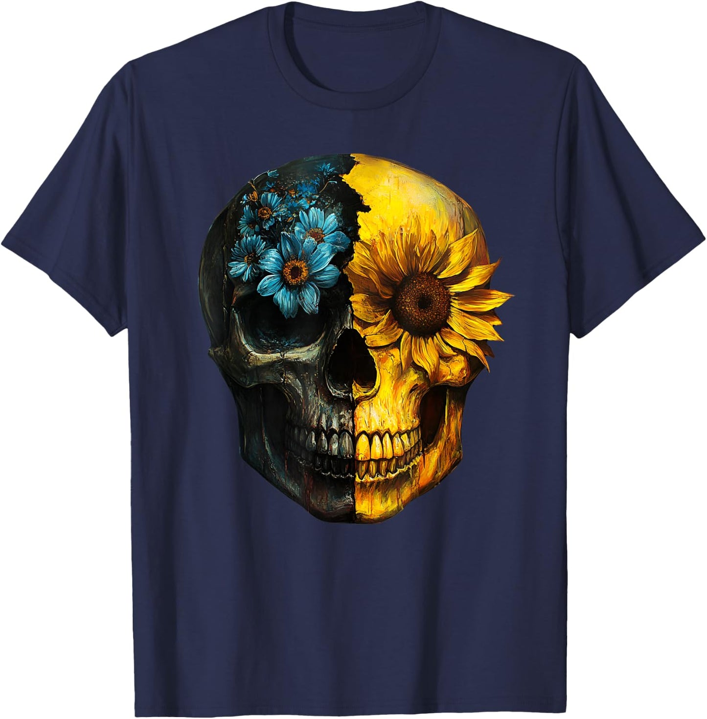 1,2,3 Rock Music Style ist für Sie da T-Shirt - T-Shirt | Navy