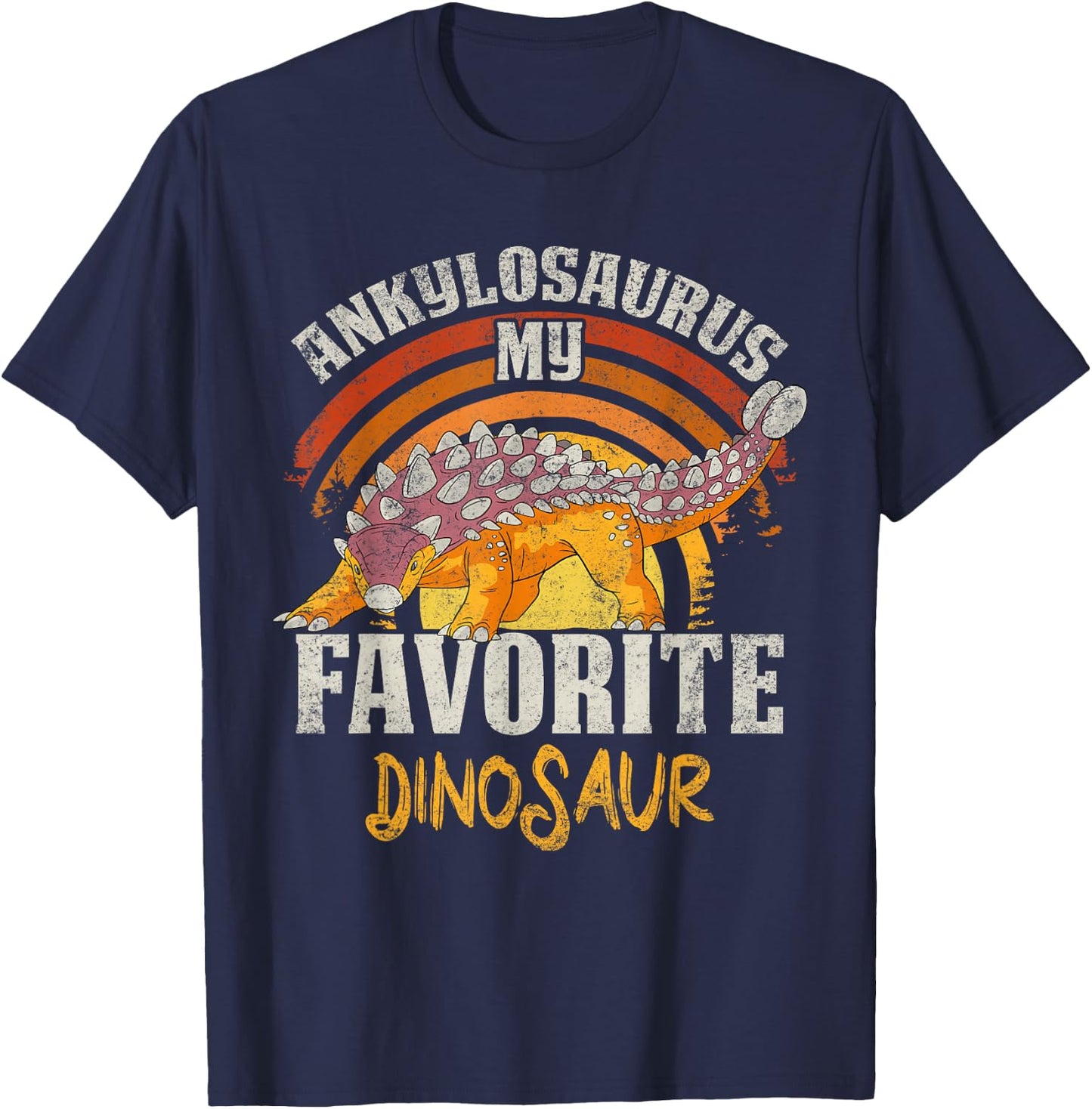 Ankylosaurus My Favorite Dinosaurier Design für Paläontologen T-Shirt - T-Shirt | Navy
