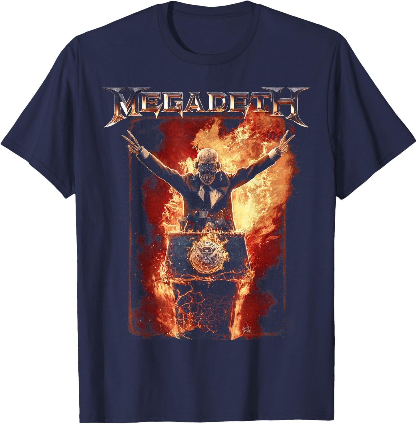 Megadeth - Vixon , black T-Shirt - T-Shirt | Navy