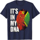 Jamaican and Chinese Mix Heritage Flag DNA T-Shirt - T-Shirt | Navy