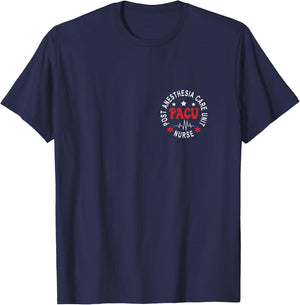 Funny PACU Nurse Post Anesthesia Care Unit Nurse Day T-Shirt - T-Shirt | Navy