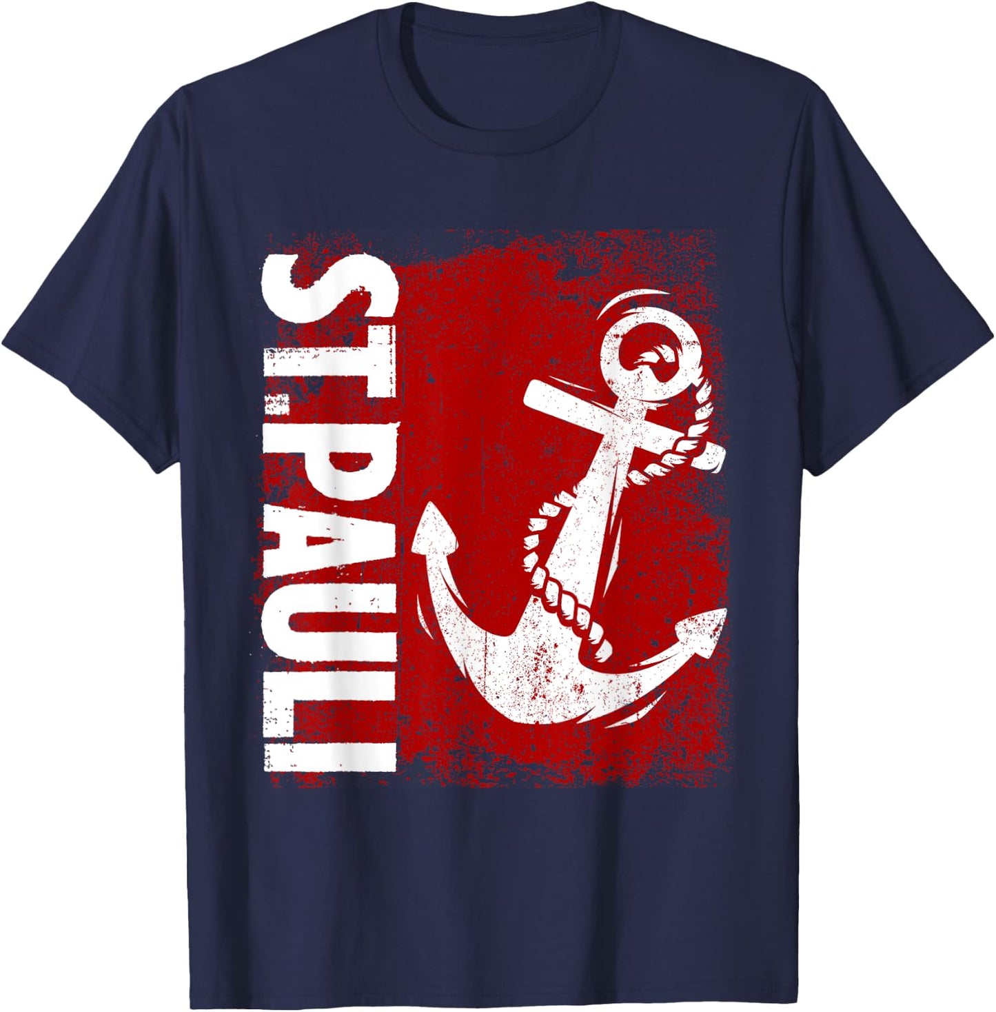 St Pauli Hamburg Paulianer St. Pauli , black T-Shirt - T-Shirt | Navy