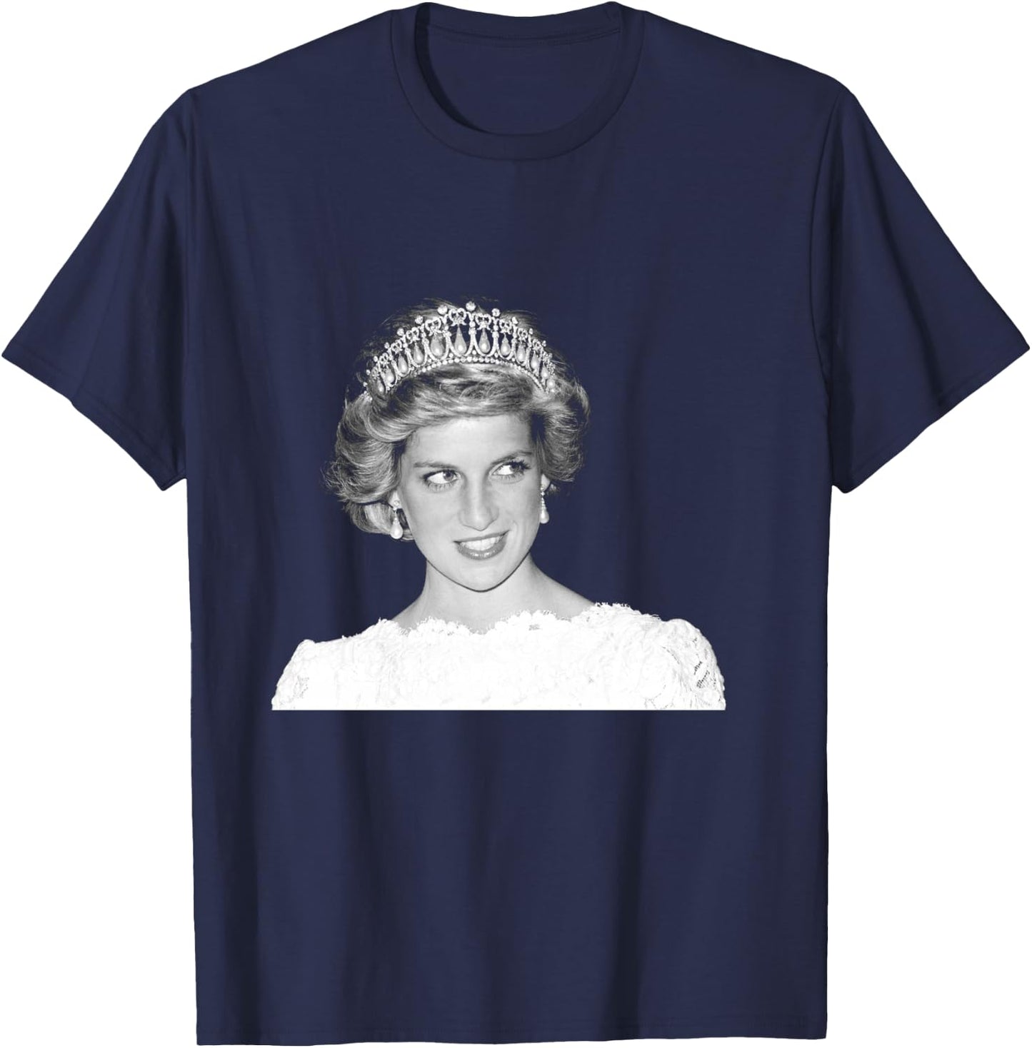 HRH Princess Diana Royal Family America Visit 1985 T-Shirt - T-Shirt | Navy