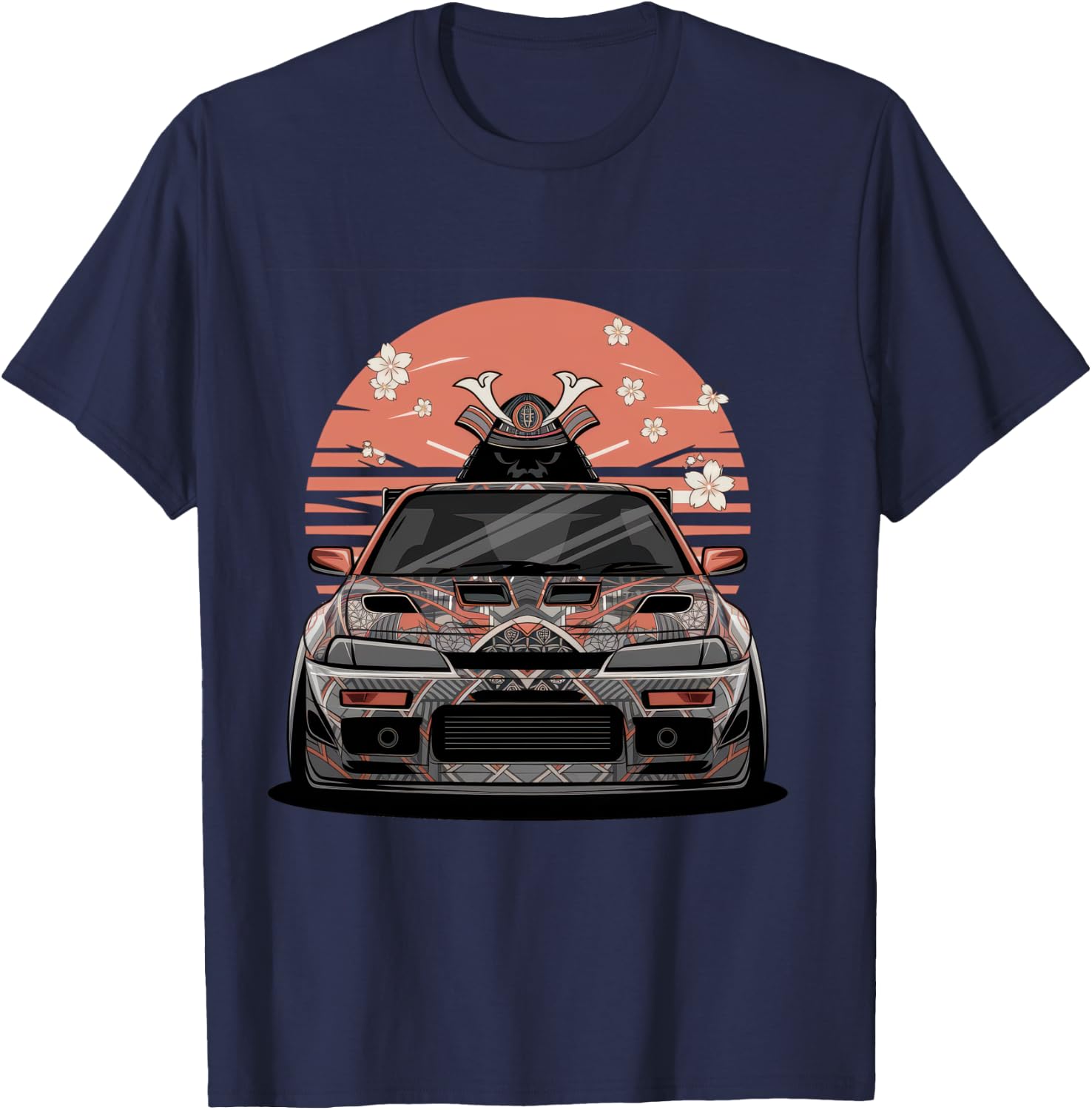 De Voiture Japonaise JDM Japan Street Racing Manche Longue T-Shirt - T-Shirt | Navy