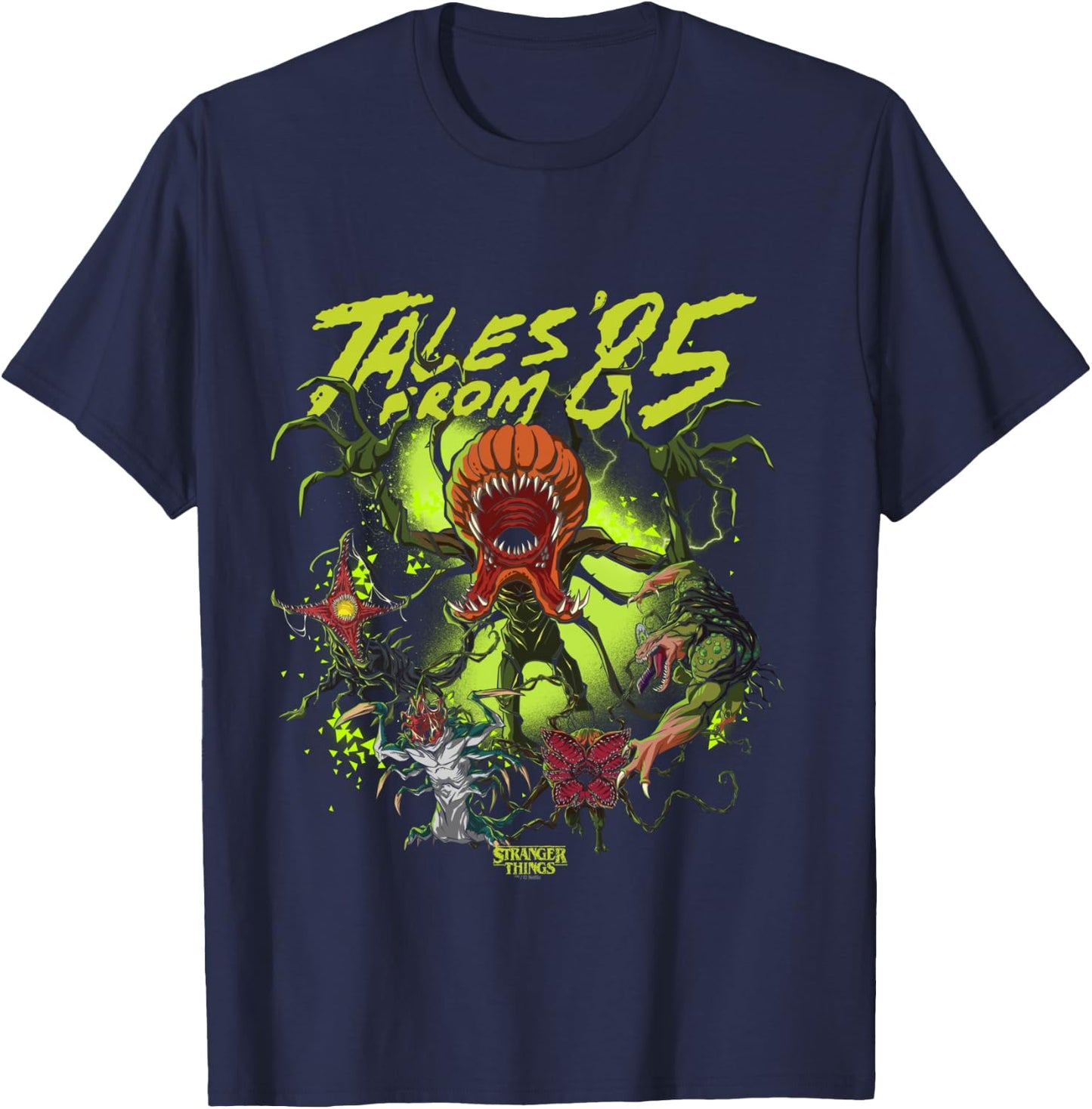 Stranger Things Tales from ‘85 Officially Licensed T-Shirt - T-Shirt | Navy