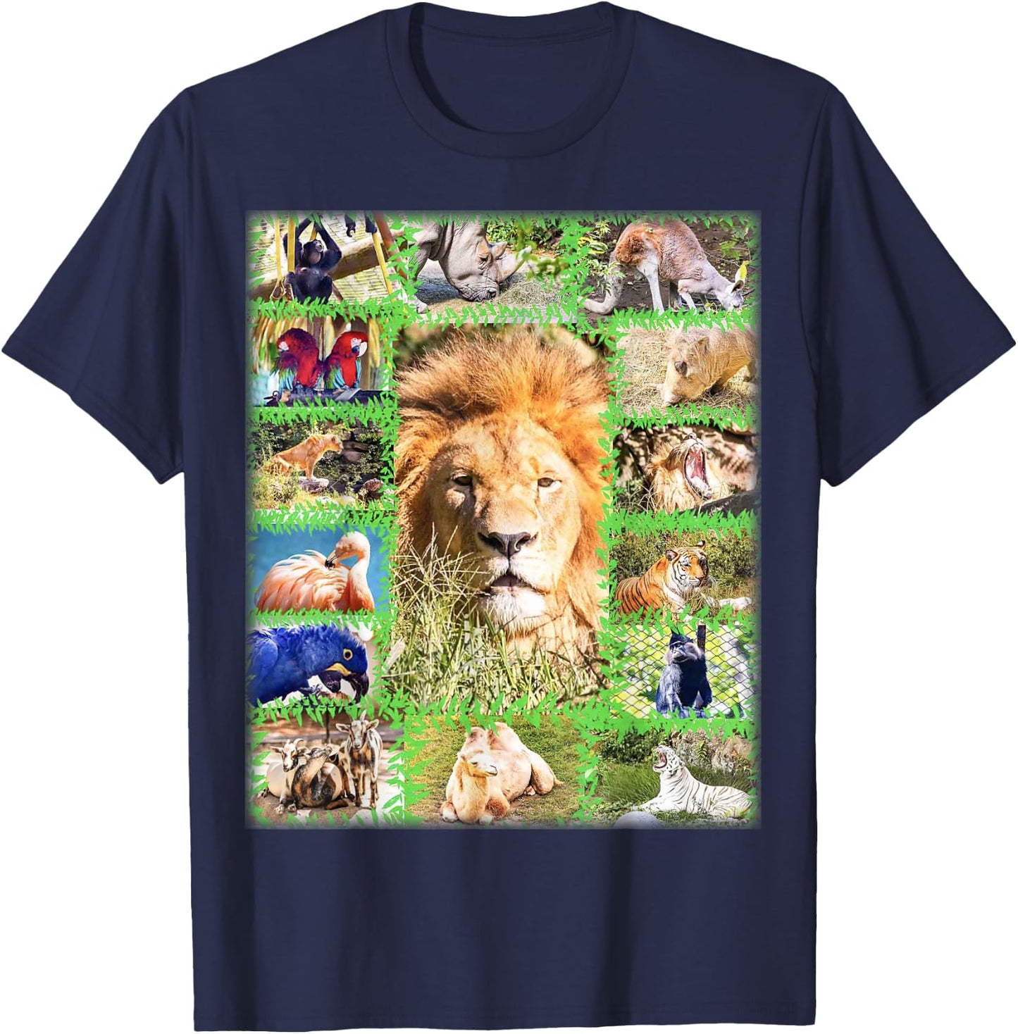 Zoo Portraits T-Shirt - T-Shirt | Navy