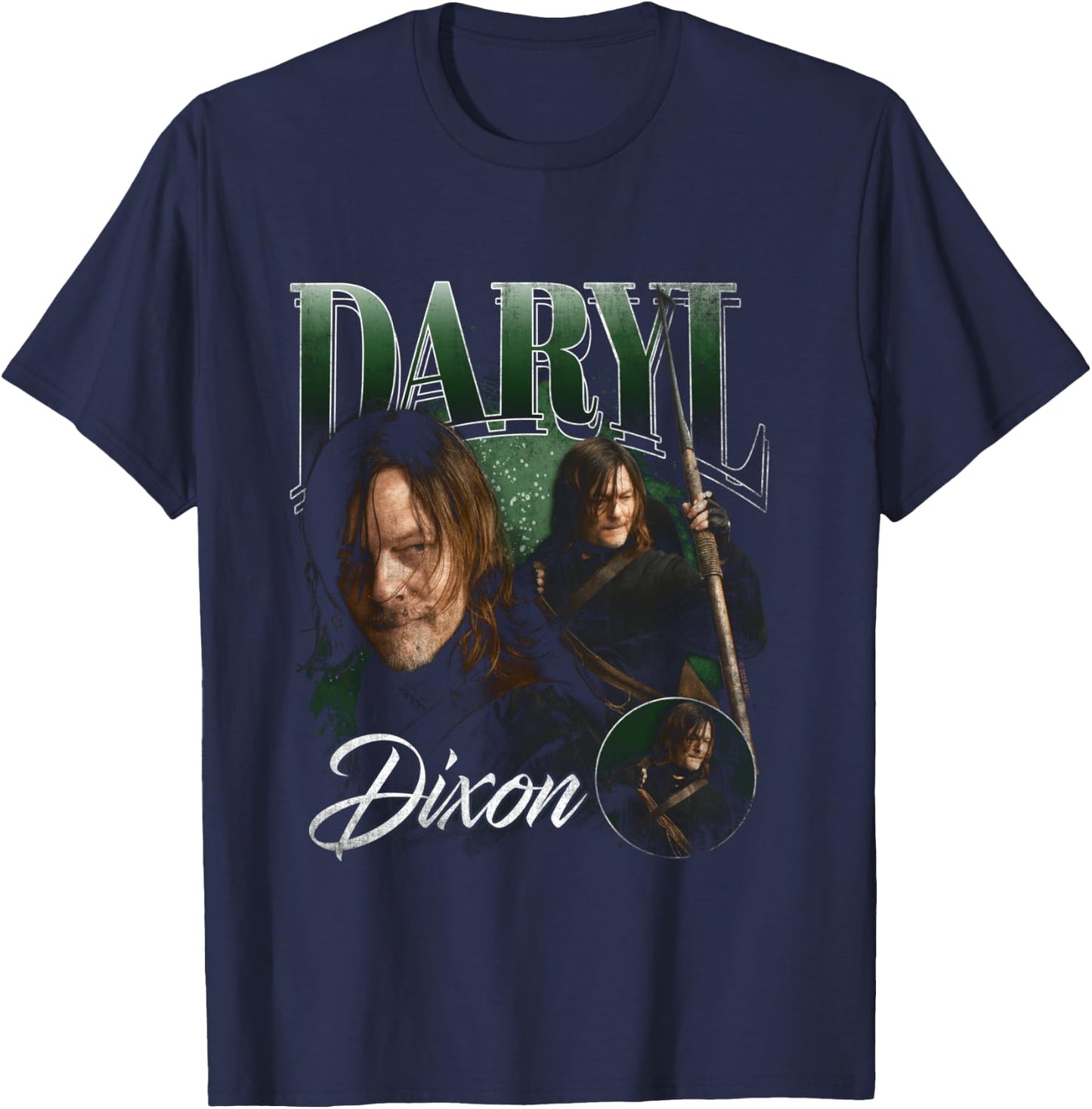 The Walking Dead - Daryl Dixon Daryl Homage T-Shirt - T-Shirt | Navy