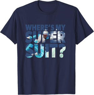 Disney and Pixar’s Incredibles Frozone Where’s My Super Suit Manche Longue T-Shirt - T-Shirt | Navy