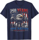 USA 250th Anniversary Celebrations American July 4th T-Shirt - T-Shirt | Navy
