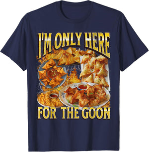 Funny Crab Rangoon Meme Bootleg Graphic T-Shirt - T-Shirt | Navy