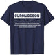 Curmudgeon Definition Funny Old Grumpy Grandpa Men Opa Funny T-Shirt - T-Shirt | Navy
