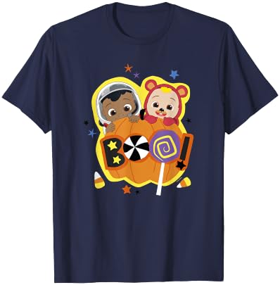 CoComelon Classic Halloween JJ and Cody T-Shirt - T-Shirt | Navy